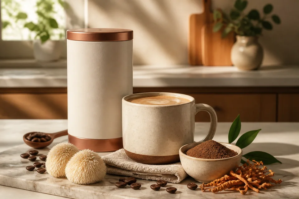 Om Mushroom Coffee Latte Review