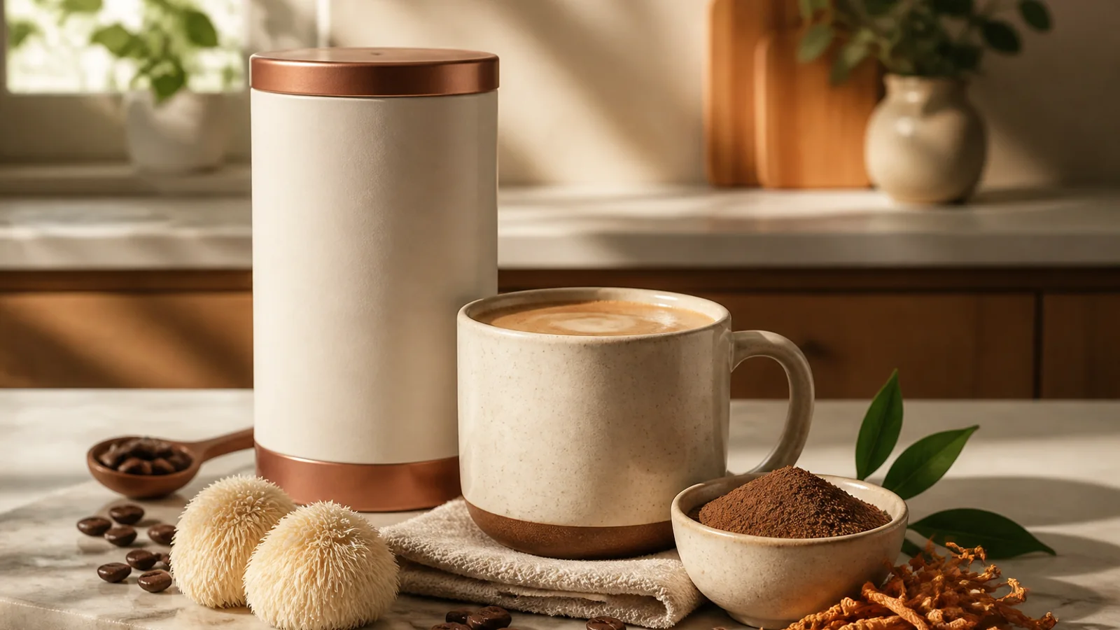 Om Mushroom Coffee Latte Review