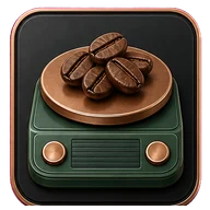 Coffee dose icon