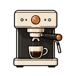Espresso brewing method icon