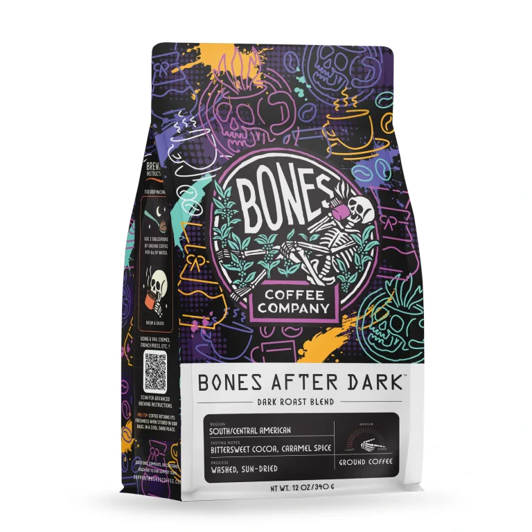 Bones After Dark | 12oz packaging