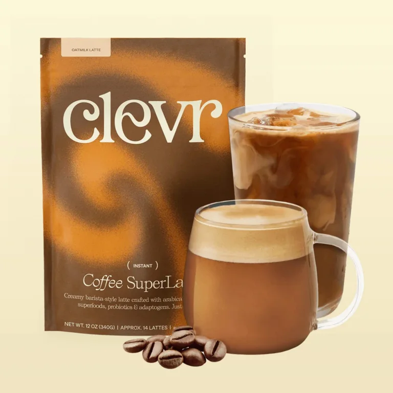 Clevr Coffee SuperLatte — Coffee SuperLatte; 14-latte / 12 oz (340 g) brown pouch, SKU SMALL-CFE-014