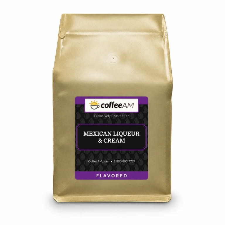 Mexican Liqueur & Cream Flavored Coffee packaging