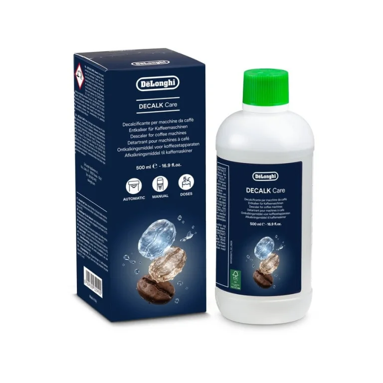 De’Longhi Decalk Care DLSC500 500 mL descaler bottle and box