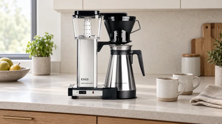 AI illustration of Technivorm Moccamaster KBT 741 in a modern kitchen