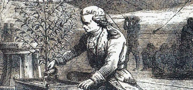 French naval officer Gabriel de Clieu