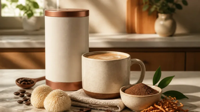 Om Mushroom Coffee Latte: Research Review