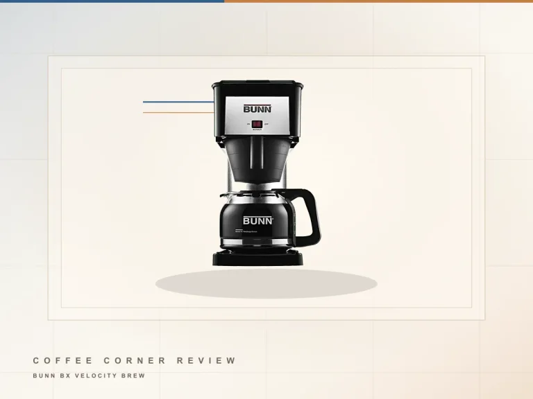 BUNN BX Velocity Brew: Research Review