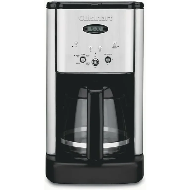 Cuisinart Brew Central DCC-1200P1 in brushed chrome with glass carafe
