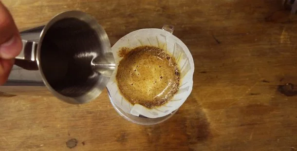 Coffee The Strainer Method