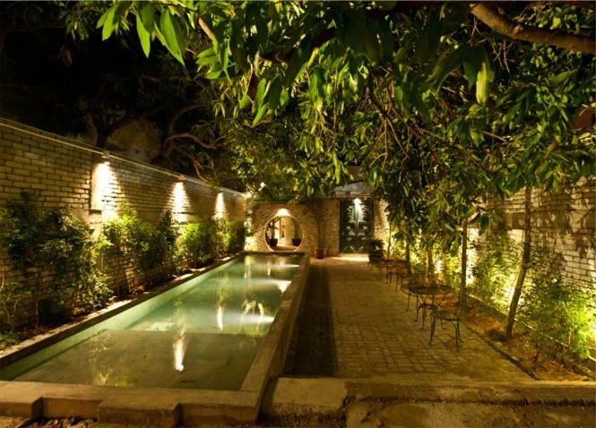 Courtyard and planting at ChinaHouse in George Town