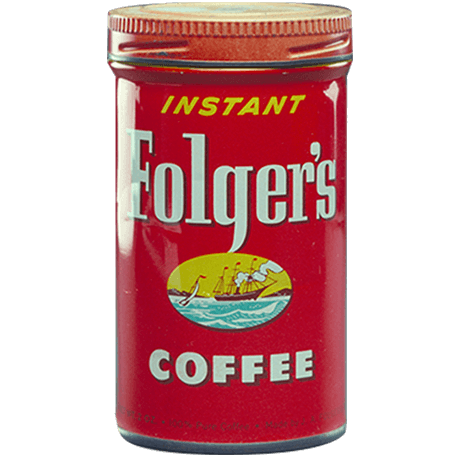 instant coffee Folger's