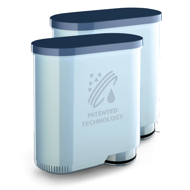 Philips AquaClean CA6903/22 twin pack with two blue-and-white water filters