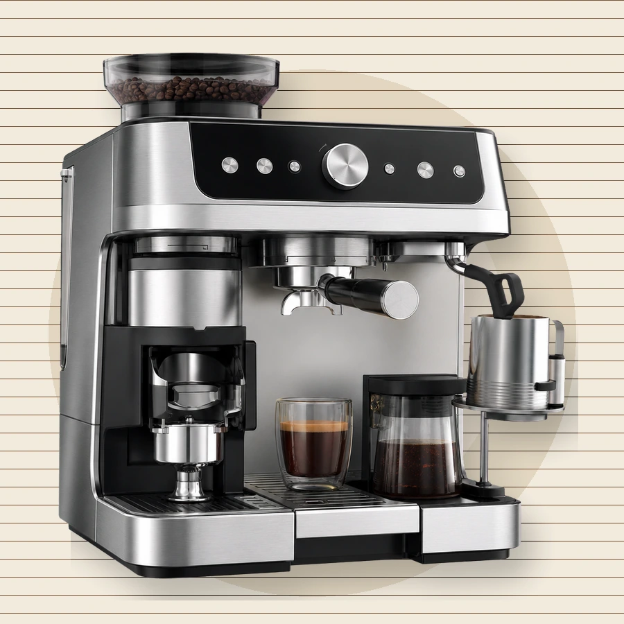 Ninja Luxe Cafe Premier style coffee machine with feature hotspots