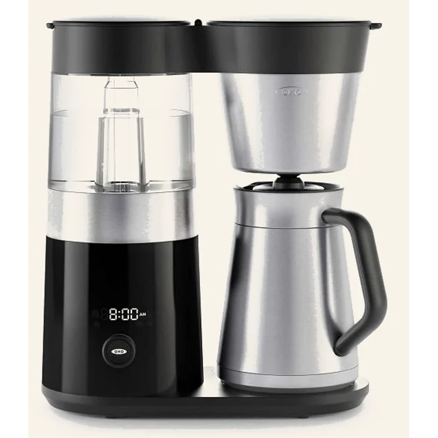OXO Brew 9-Cup Coffee Maker with feature hotspots